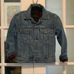 Helmut Lang Denim Jacket with Flannel Lining